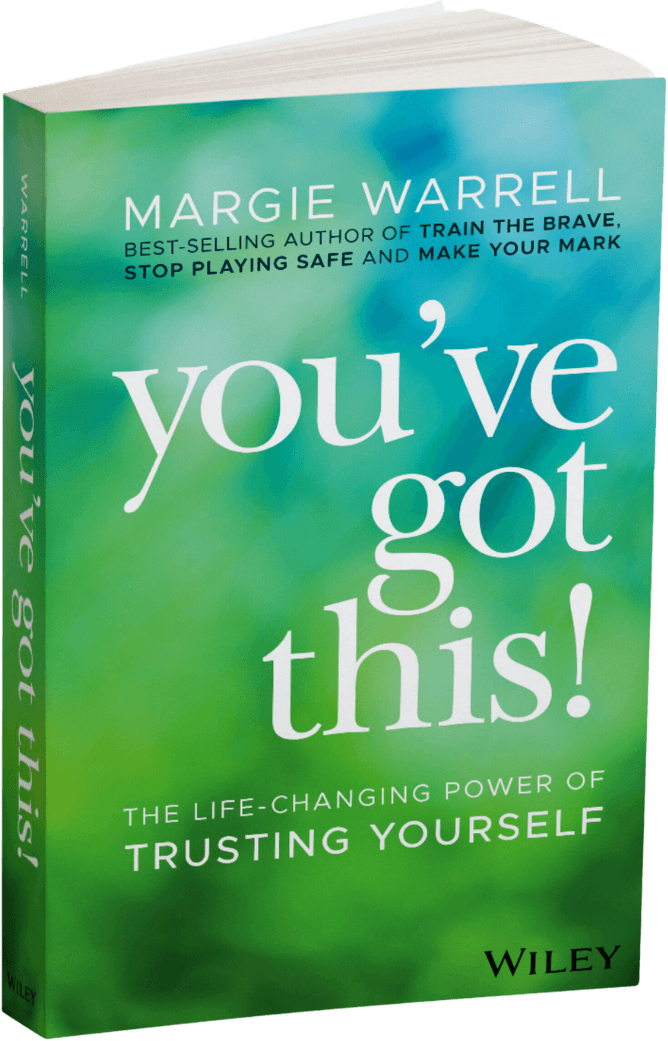 You’ve Got This! paperback — white script type over a soft-focus green and teal ground